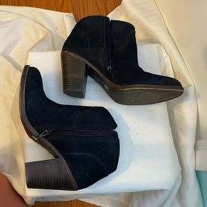 LUCKY BRAND black booties! Size 7.5 M